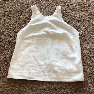 NWT Abercrombie & Fitch Open Back Linen Top